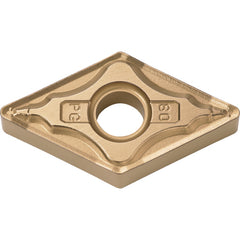 DNMG 442 PG CA025P, 1/32″ Corner Radius, 1/4″ Thick, 1/2″ Inscribed Circle, TiCl2O3/TiN, 55 Degree Diamond, Turning Indexable Insert