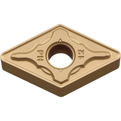 DNMG 434 PH CA025P, 1/16″ Corner Radius, 3/16″ Thick, 1/2″ Inscribed Circle, TiCl2O3/TiN, 55 Degree Diamond, Turning Indexable Insert