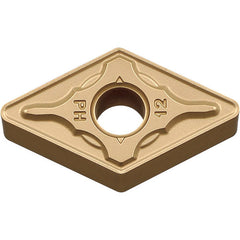 DNMG 434 PH CA025P, 1/16″ Corner Radius, 3/16″ Thick, 1/2″ Inscribed Circle, TiCl2O3/TiN, 55 Degree Diamond, Turning Indexable Insert