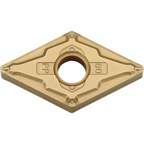 DNMG 433 PP CA025P, 3/64″ Corner Radius, 3/16″ Thick, 1/2″ Inscribed Circle, TiCl2O3/TiN, 55 Degree Diamond, Turning Indexable Insert