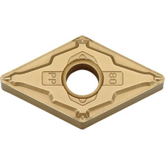 DNMG 432 PP CA530, 1/32″ Corner Radius, 3/16″ Thick, 1/2″ Inscribed Circle, TiCl2O3/TiN, 55 Degree Diamond, Turning Indexable Insert