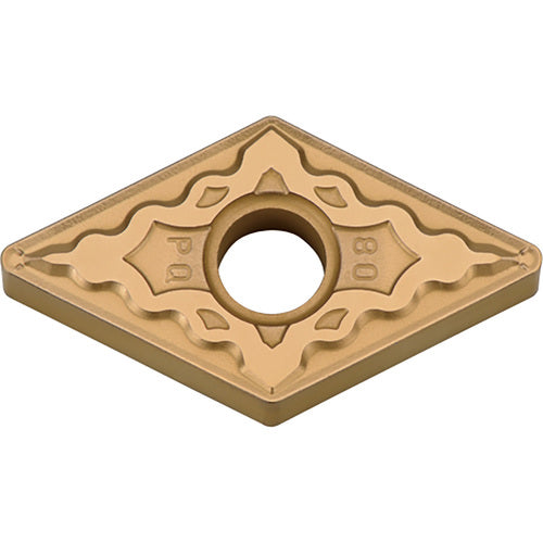 DNMG 443 PQ PV710, 3/64″ Corner Radius, 1/4″ Thick, 1/2″ Inscribed Circle, TiCN (MEGACOAT NANO), Diamond, Turning Indexable Insert