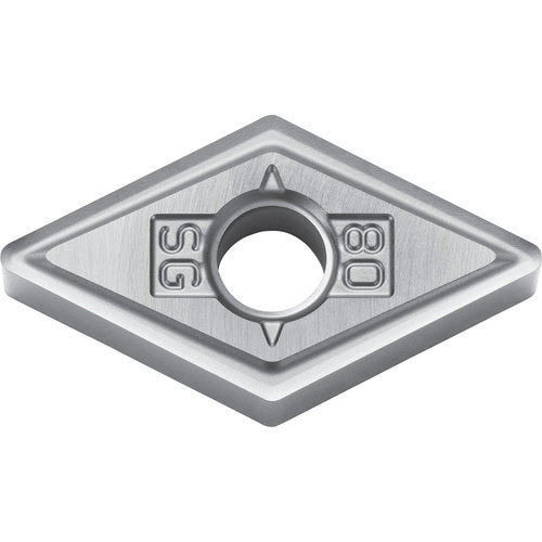 DNMG 442 SG SW05, 1/32″ Corner Radius, 1/4″ Thick, 1/2″ Inscribed Circle, WC/Co, 55 Degree Diamond, Turning Indexable Insert
