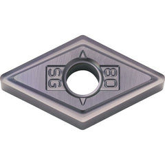 DNMG 442 SG PR1535, 1/32″ Corner Radius, 1/4″ Thick, 1/2″ Inscribed Circle, MEGACOAT NANO, 55 Degree Diamond, Turning Indexable Insert