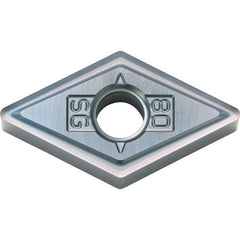 DNMG 442 SG PR015S, 1/32″ Corner Radius, 1/4″ Thick, 1/2″ Inscribed Circle, MEGACOAT HARD, 55 Degree Diamond, Turning Indexable Insert