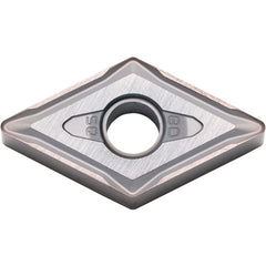 DNMG 432 SQ PR005S, 1/32″ Corner Radius, 3/16″ Thick, 1/2″ Inscribed Circle, MEGACOAT HARD, Diamond, Turning Indexable Insert - Exact Industrial Supply