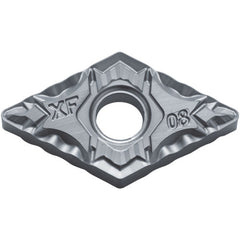 DNMG 431 XF PV7010, 1/64″ Corner Radius, 3/16″ Thick, 1/2″ Inscribed Circle, TiCN (MEGACOAT), Diamond, Turning Indexable Insert - Exact Industrial Supply
