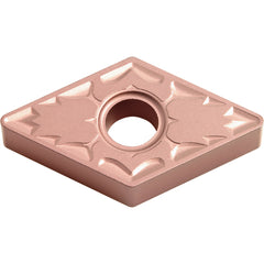 DNMG 432 ZS CA320, 1/32″ Corner Radius, 3/16″ Thick, 1/2″ Inscribed Circle, TiCnulll2O3/Ti, Diamond, Turning Indexable Insert - Exact Industrial Supply