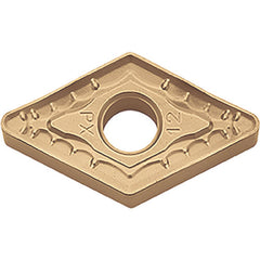 DNMM 432 PX CA025P, 1/32″ Corner Radius, 3/16″ Thick, 1/2″ Inscribed Circle, TiCl2O3/TiN, 55 Degree Diamond, Turning Indexable Insert