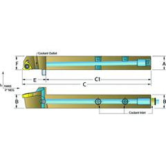 ASER1616-H16 Jet-Stream Toolholder - Americas Industrial Supply