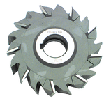 3-1/2 x 1/4 x 1 - HSS - Staggered Tooth Side Milling Cutter - Americas Industrial Supply