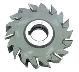 4 x 3/4 x 1 - HSS - Staggered Tooth Side Milling Cutter - Americas Industrial Supply