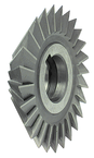 2-3/4 x 1/2 x 1 - HSS - 60 Degree - Double Angle Milling Cutter - Americas Industrial Supply