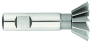 2-1/2 x 1-1/8 x 1 Shank - HSS - 60 Degree - Single Angle Shank Type Dovetail Cutter - 12T - Uncoated - Americas Industrial Supply