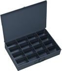 18 x 12 x 3'' - 16 Compartment Steel Boxes - Americas Industrial Supply