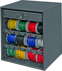 Wire and Terminal Storage Cabinet - w/Rods and Small Compartment Box - Americas Industrial Supply