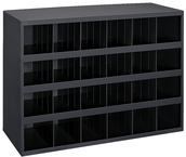 23-7/8 x 12 x 33-3/4'' (24 Compartments) - Steel Compartment Bin Cabinet - Americas Industrial Supply