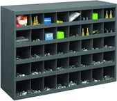 23-7/8 x 12 x 33-3/4'' (40 Compartments) - Steel Compartment Bin Cabinet - Americas Industrial Supply