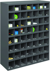 42 x 12 x 33-3/4'' (56 Compartments) - Steel Compartment Bin Cabinet - Americas Industrial Supply