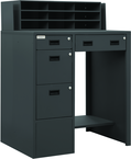 Stationary File Work Station and Stand Up Desk - Americas Industrial Supply