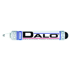 Dalo Medium Marker - Stainless Steel Ball Tip - White - Americas Industrial Supply