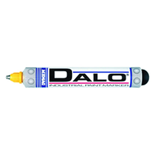 Dalo Medium Marker - Stainless Steel Ball Tip - Yellow - Americas Industrial Supply