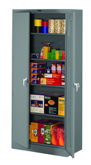 36"W x 24"D x 78"H Storage Cabinet w/4 Adj. Shelves, Levelers, a Lovered Back Panel - Knocked-Down - Americas Industrial Supply