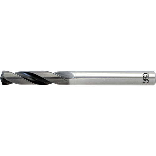2.6 mm Dia. × 3 mm Shank × 16 mm Flute Length × 66 mm OAL, 3xD, WXL, 2 Flute, Coolant Thru, Solid Carbide Drill - Exact Industrial Supply