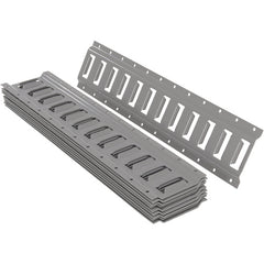 E-Track 2 Foot 10 Pack Gray