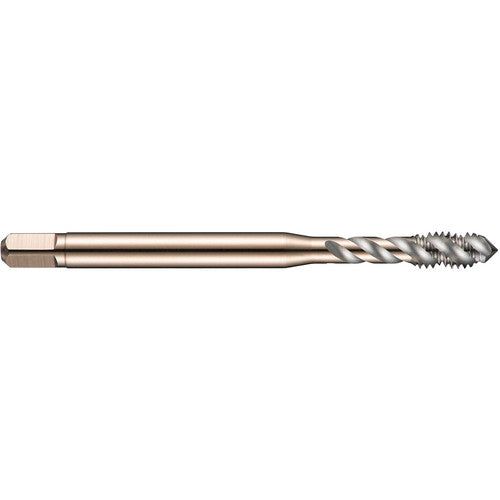 M4x0.70 HSS-E PM 3 Flute 6H 45 Degree Machine Tap Spiral Flute-Bright E-code # E002M4 - Americas Industrial Supply