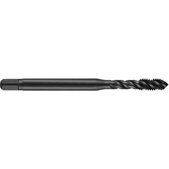 M5x0.80 HSS-E PM 3 Flute 6H 45 Degree Machine Tap Spiral Flute-Steam Oxide E-code # E003M5 - Americas Industrial Supply