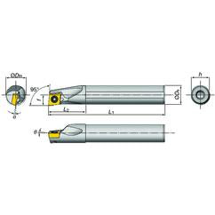 E16-SDXXL2-D20 Indexable Coolant Thru Boring Bar - Americas Industrial Supply