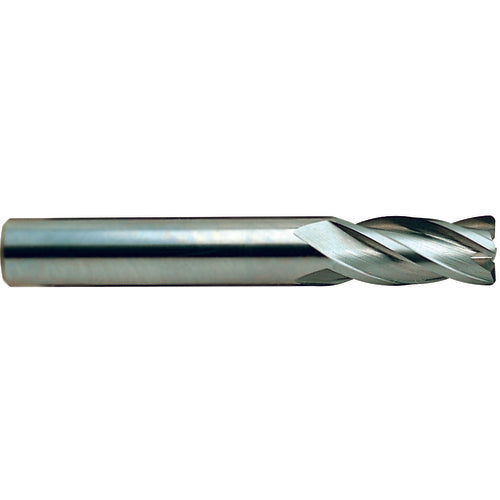 12 × 12 × 18 × 80 mm 4 Flute 1.5mm C/R Carbide End Mill-Plain Shank - Exact Industrial Supply