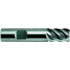 1/2 X 1/2 X 5/8 X 2-1/2 5Fl Stub SE Rougher.CarbiDE TiAlN-Futura Coated End Mill - Americas Industrial Supply