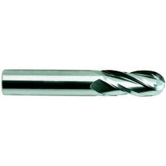 1/2 X 1/2 X 1 X 3 2Fl SE Ball Straight Shank CBD EM - - Americas Industrial Supply