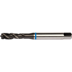 M5x0.80 HSS-E PM 3 Flute 6H 40 Degree Blue Shark Machine Tap Spiral Flute-Super-B E-code # E628M5 - Exact Industrial Supply