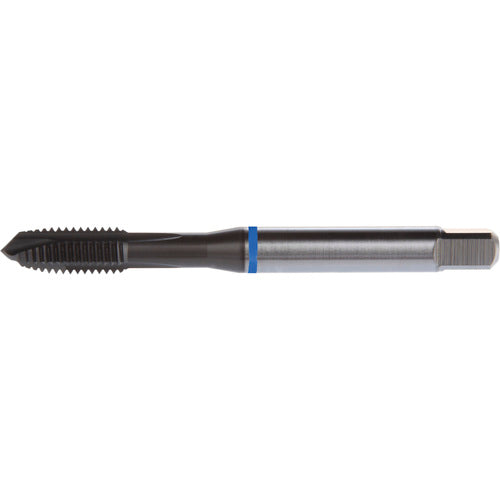 M8x1.25 3 Flute 6H HSS-E PM DIN ANSI Machine Tap - Blue Shark for Stainless Steel - Plug Style E-code # E629M8 - Exact Industrial Supply