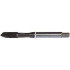 ‎#10-32 3 Flute H3 HSS-E PM DIN ANSI Machine Tap - Yellow Shark for Low Alloy Steels - Plug Style E-code # E90910-32 - Americas Industrial Supply