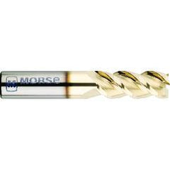 5/8" Dia. - 3-1/2" OAL - Ball Nose-Solid Carbide - ZrN-Ball Nose End Mill-2 FL - Americas Industrial Supply
