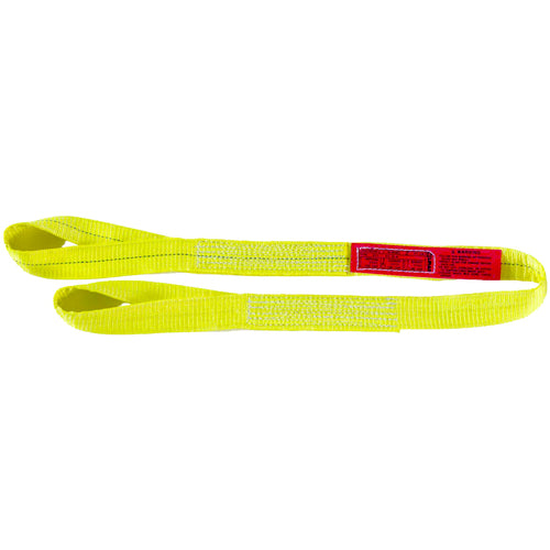 EE2601DTX4 1″ × 4' Eye and Eye 2-Ply Web Polyester Sling - Americas Industrial Supply