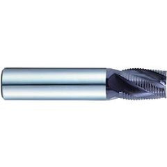 1/2 X 1/2 X 5/8 X 3 4Fl Stub Fine Rougher Carbide Jet-Power End Mill - Americas Industrial Supply