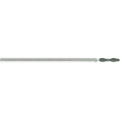 1/8 X 1/8 X 5/8 X 1 X 4 X .120 2Fl Long Reach H-30 Ball Diamond Coated - Americas Industrial Supply