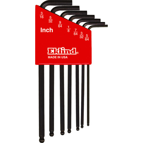 7PC BALL-HEX-L KEY SET - Americas Industrial Supply