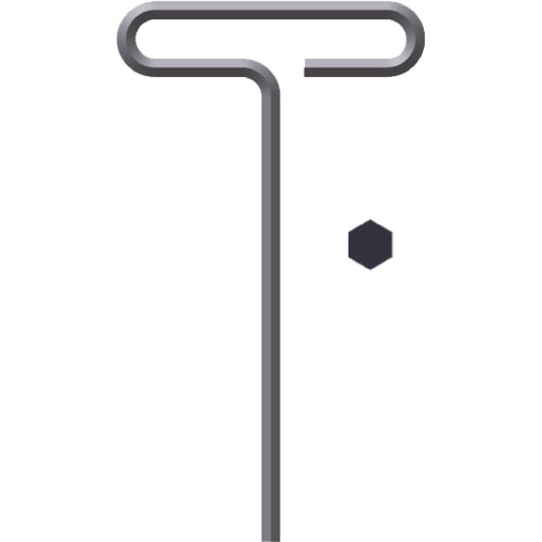 5/16″ T-Handle-6″ Arm Length - Hex Driver - Americas Industrial Supply