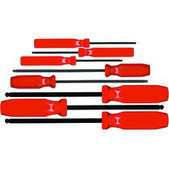 8PC BALL HEX SCREWDRIVER SET IN - Americas Industrial Supply