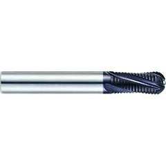 1/4 X 1/4 X 3/4 X 2-1/2 3Fl Reg Fine Ball Rougher X-Power Carbide End Mill - Americas Industrial Supply