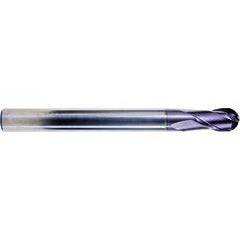 1/8 X 1/4 X 5/16 X 2-3/4 2Fl H-30 Med Ball W/ Neck X-Power - Americas Industrial Supply