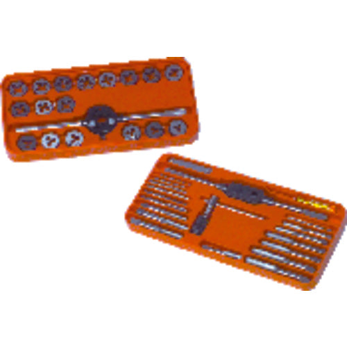 39 Pc. Tap and Round Die Set - Exact Industrial Supply