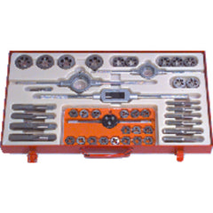 64 Pc. Tap and Round Die Set - Exact Industrial Supply