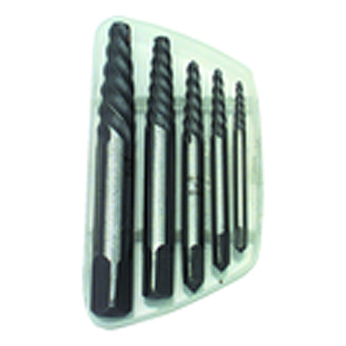 5 Pieces - Spiral Screw Extractor Set - Americas Industrial Supply